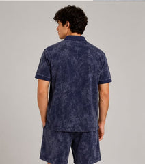 Acid wash track suit with shorts Import quality