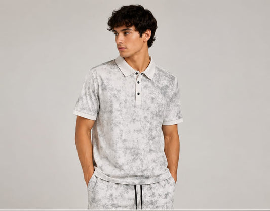 Acid wash track suit with shorts Import quality