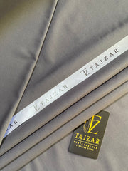 Tajzar Charcoal Grey Wash & Wear Suit – Premium Unstitched Fabric