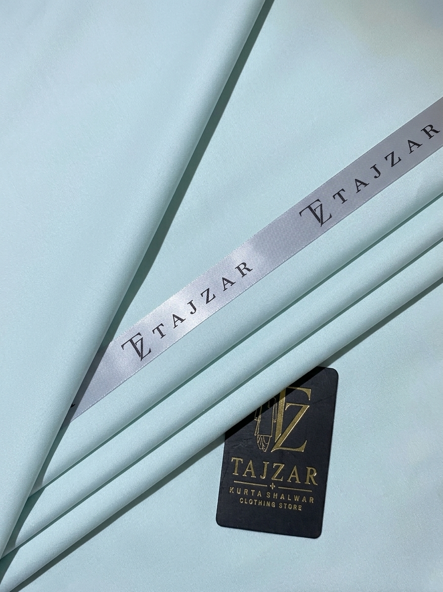Ice Blue Wash & Wear Suit – Soft, Fresh & Elegant Look